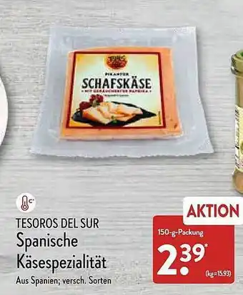 Aldi Nord Tesoros Del Sur Spanische Käsespezialität Angebot