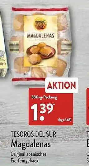 Aldi Nord Tesoros Del Sur Magedalenas Angebot