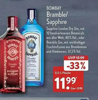 Aldi Nord Bombay Bramble Sapphire Angebot