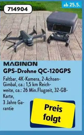 Aldi Süd Maginon Gps-drohne Qc-120gps Angebot