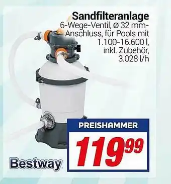 CENTERSHOP Sandfilteranlage Bestway Angebot