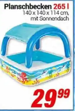 CENTERSHOP Planschbecken 265 L Angebot