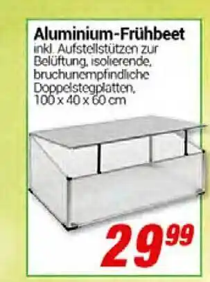 CENTERSHOP Aluminium-frühbeet Angebot