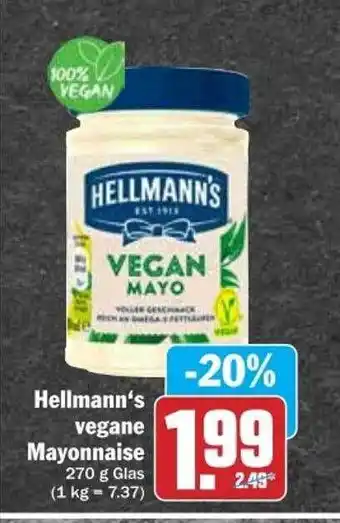 dodenhof Hellmann's Vegane Mayonnaise Angebot