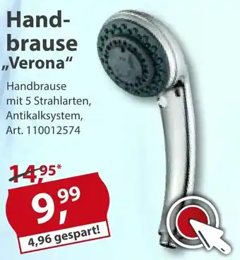 Sonderpreis Baumarkt Handbrause Verona Angebot