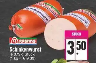 Edeka Rasting Schinkenwurst Angebot