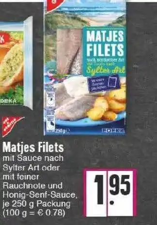 Edeka Matjes Filets Gut & Günstig Angebot