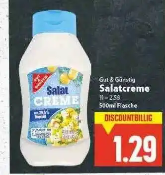 E-Center Gut & Günstig Salatcreme Angebot