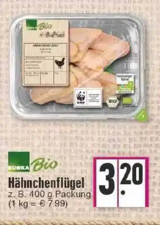 Edeka Edeka Bio Hähnchenflügel Angebot