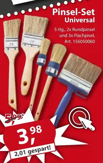 Sonderpreis Baumarkt Pinsel Set Universal Angebot