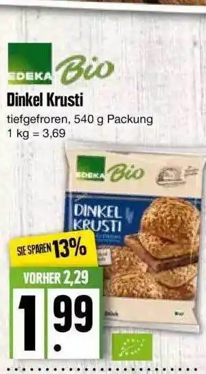 Edeka Edeka Bio Dinkel Krusti Angebot