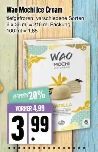 Edeka Wao Mochi Ice Cream Angebot