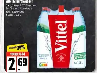 Edeka Vittel Mineralwasser Angebot