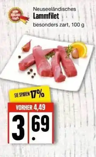 Edeka Lammfilet Angebot