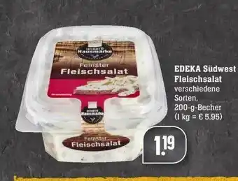 Edeka Edeka Südwest Fleischsalat Angebot