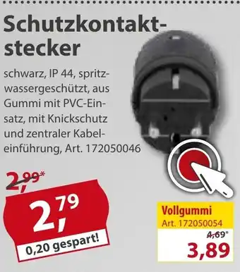 Sonderpreis Baumarkt Schutzkontaktstecker Angebot