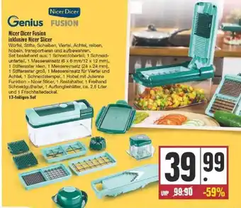 Edeka Genius Nicer Dicer Fusion Inklusive Nicer Slicer Angebot