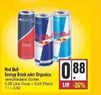 Edeka Red Bull Energy Drink Oder Organics Angebot