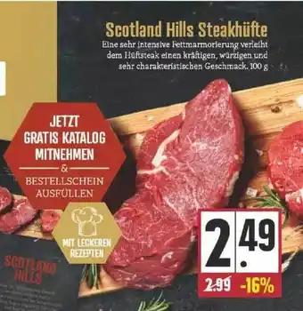 Edeka Scotland Hills Steakhüfte Angebot