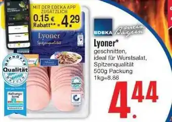 Edeka Edeka Lyoner Angebot