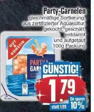 Edeka Gut & Günstig Party-garnelen Angebot