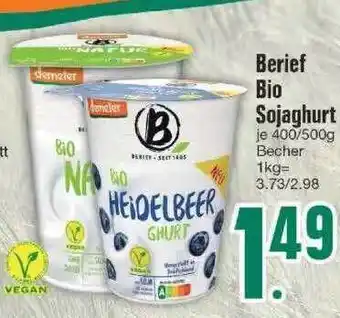 Edeka Berief Bio Sojaghurt Angebot