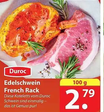 Famila Nord Ost Duroc Edelschwein French Rack Angebot