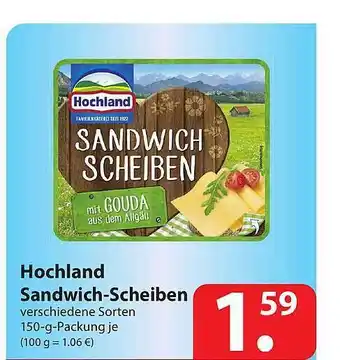 Famila Nord Ost Hochland Sandwich-scheiben Angebot