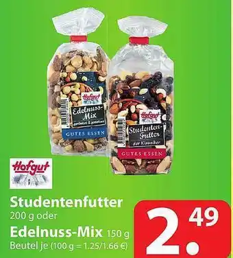 Famila Nord Ost Hofgut Studentenfutter Oder Edelnuss-mix Angebot