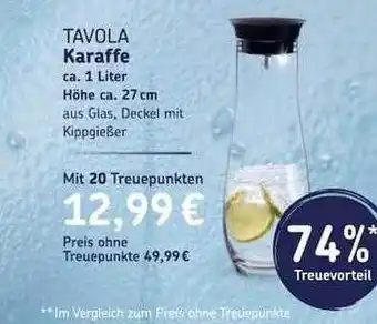 Famila Nord West Tavola Karaffe Angebot