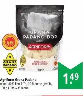 Marktkauf Agriform Grana Padano Angebot