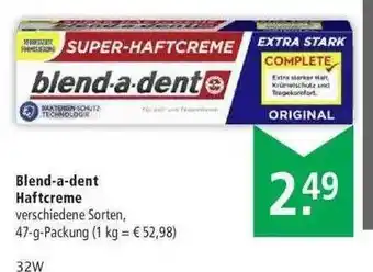 Marktkauf Blend-a-dent Haftcreme Angebot