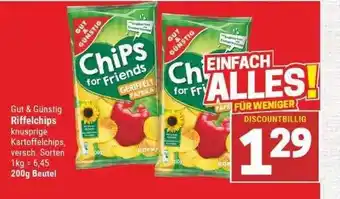 Marktkauf Gut & Günstig Riffelchips Angebot