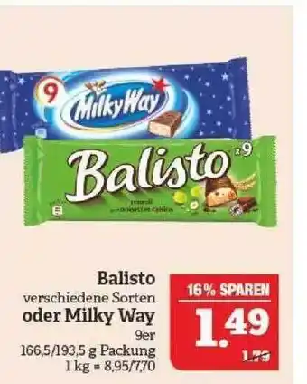 Marktkauf Balisto Oder Milky Way Angebot