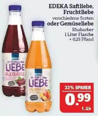 Marktkauf Edeka Saftliebe, Fruchtliebe Oder Gemüseliebe Angebot