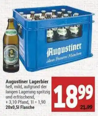 Marktkauf Augustiner Lagerbier Angebot