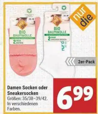 Marktkauf Damen Socken Oder Sneakersocken Angebot