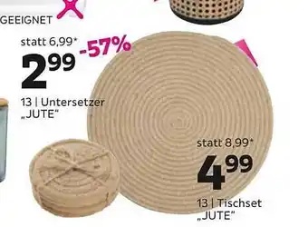 Mömax Untersetzer, Tischset Jute Angebot