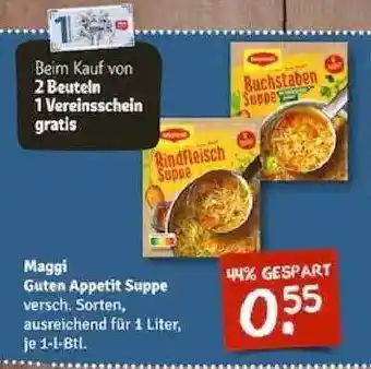 nahkauf Maggi Guten Appetit Suppe Angebot