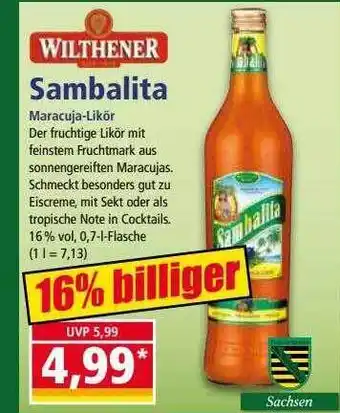 Norma Wilthener Sambalita Angebot