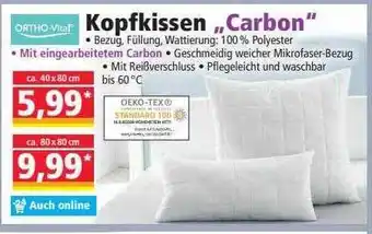 Norma Kopfkissen „carbon” Angebot