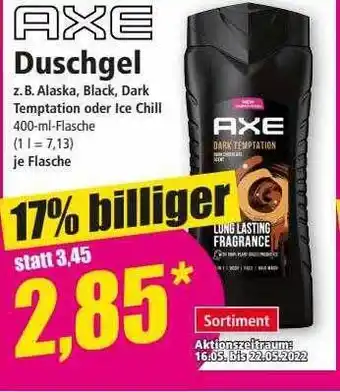 Norma Axe Duschge Angebot