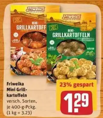 REWE Friweika Mini Grillkartoffeln Angebot