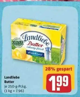 REWE Landliebe Butter Angebot