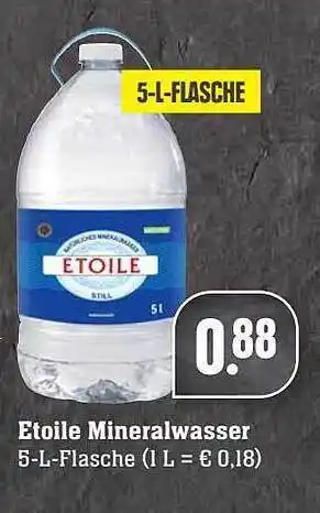 Scheck-in-Center Etoile Mineralwasser Angebot