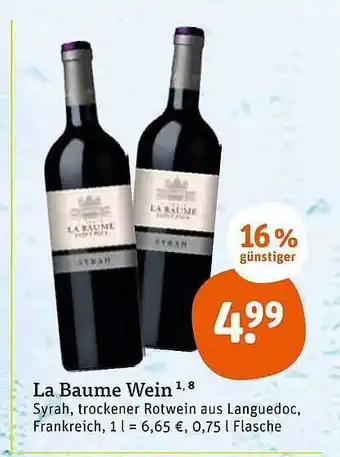 tegut La Baume Wein Angebot