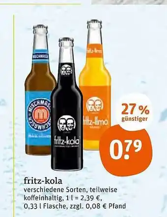 tegut Fritz-kola Angebot