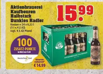 trinkgut Aktienbrauerei Kaufbeuren Halbstark Dunkles Radler Angebot