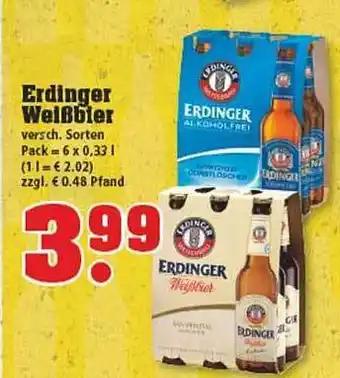 trinkgut Erdinger Weißbier Angebot