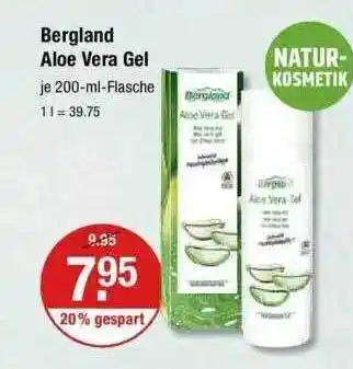 V Markt Bergland Aloe Vera Gel Angebot